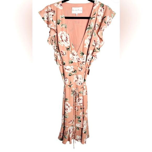 Charles Henry Wrap Dress Size Small - Picture 4 of 5